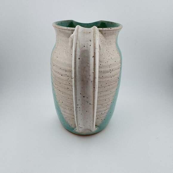 Blackbird Pottery Pitcher Hand Made in Iowa Midwest Stoneware Creamer - Picture 3 of 7